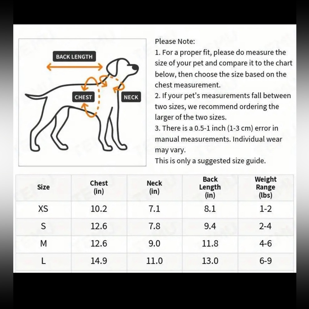 Pants Optional Pet Shirt, New - Picture 5 of 5